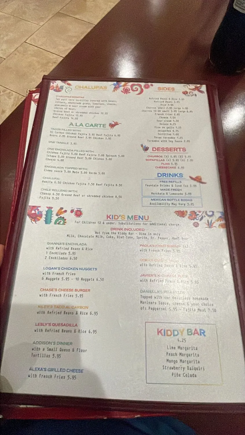 Menu 5