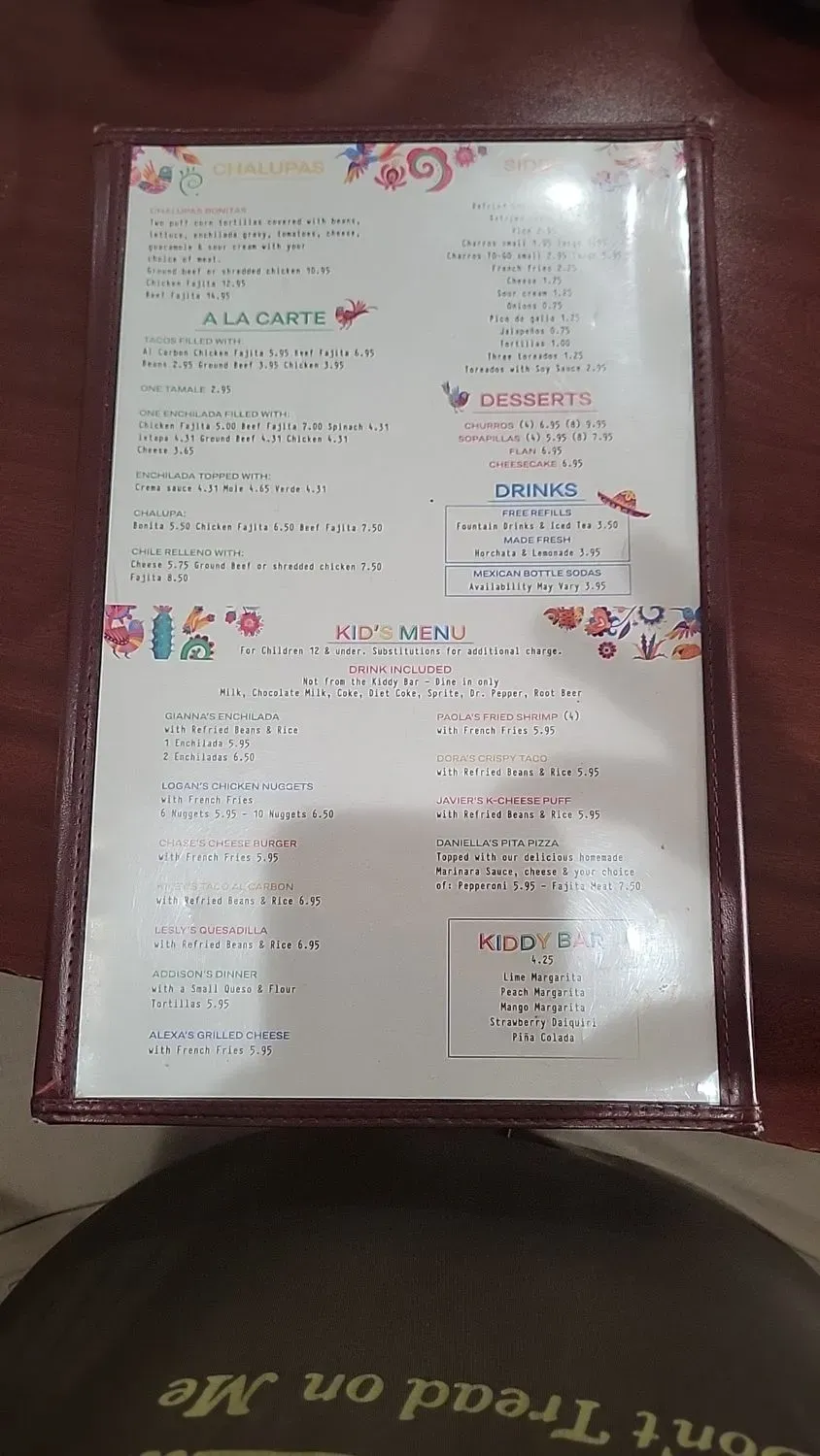 Menu 3