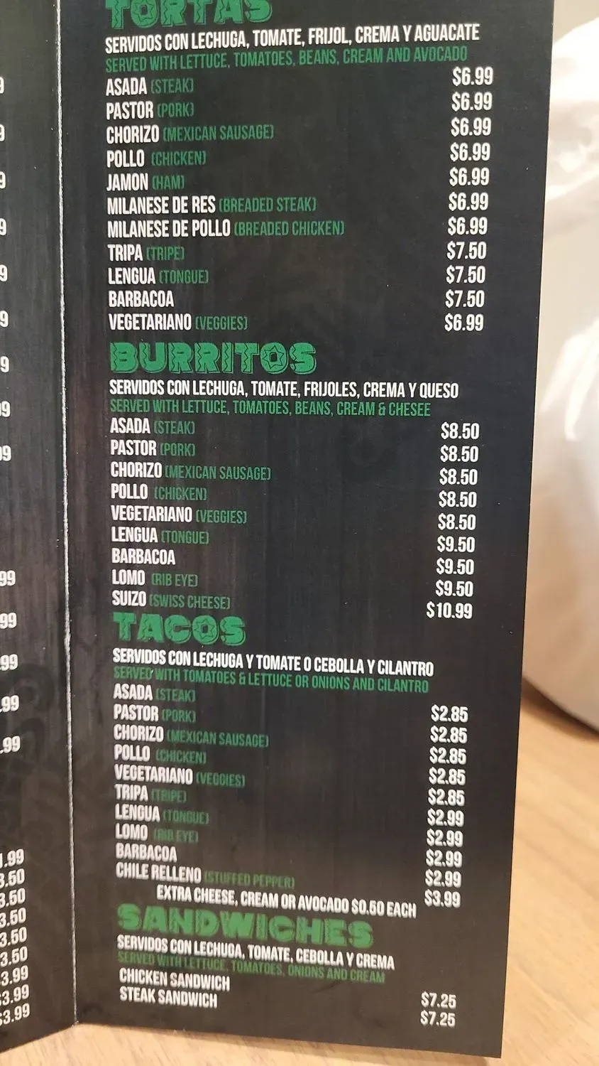 Menu 2