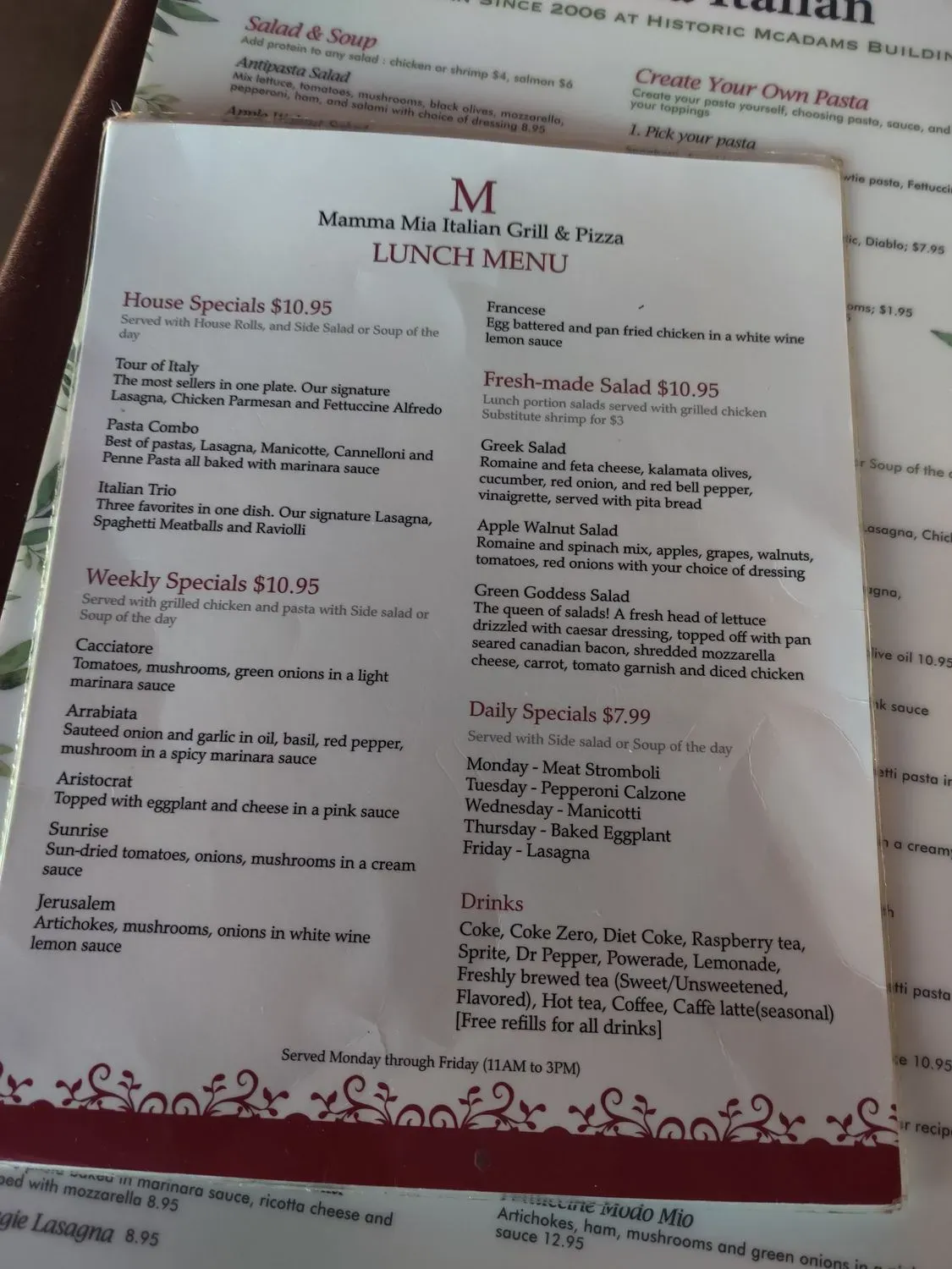 Menu 5