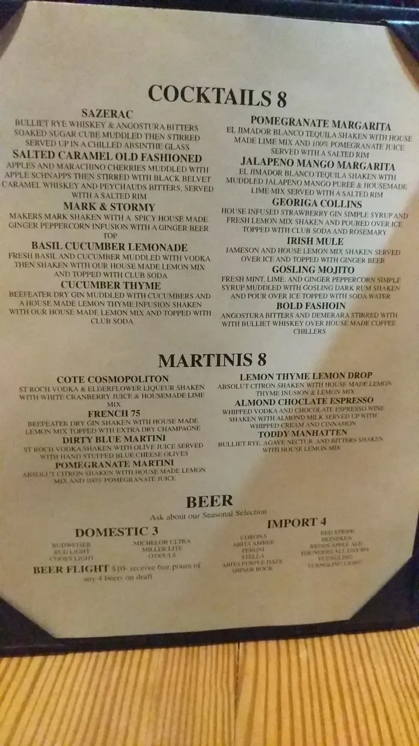 Menu 6