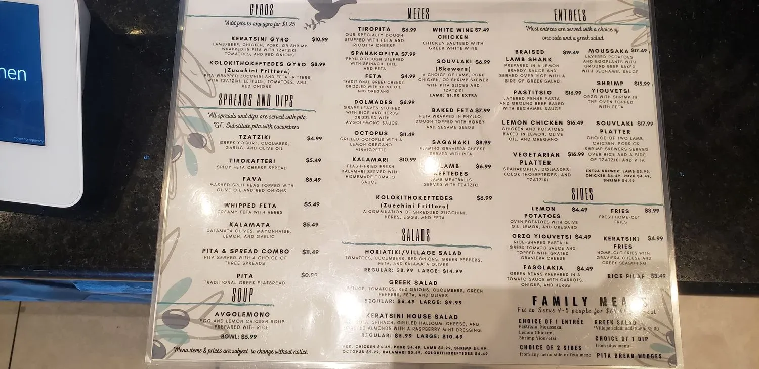 Menu 4