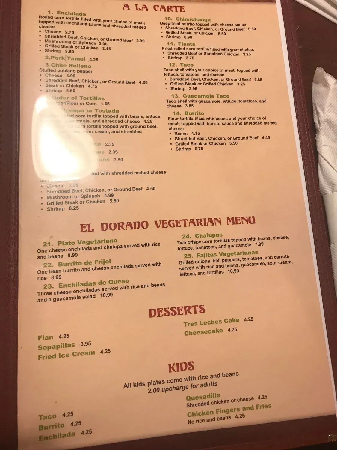 Menu 2