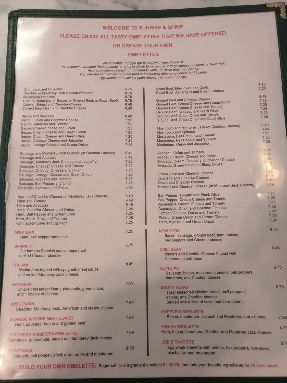 Menu 6