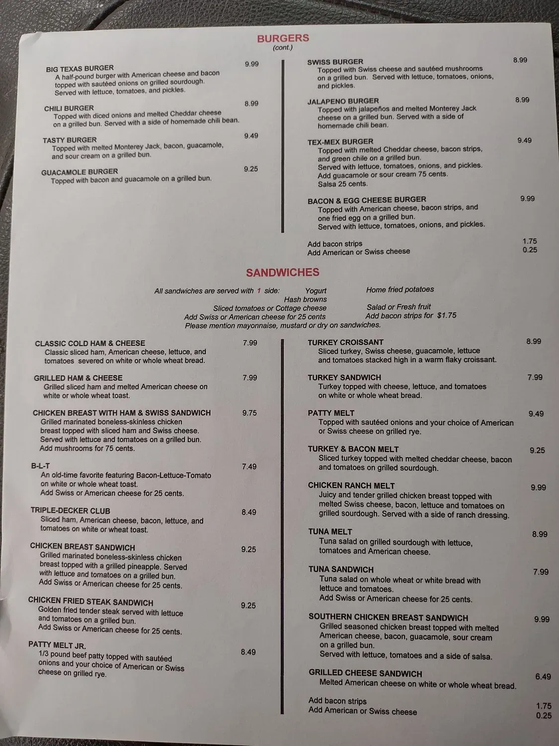 Menu 3