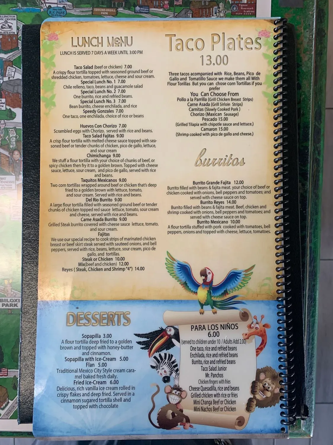 Menu 6