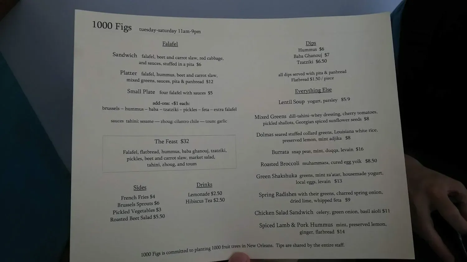 Menu 5