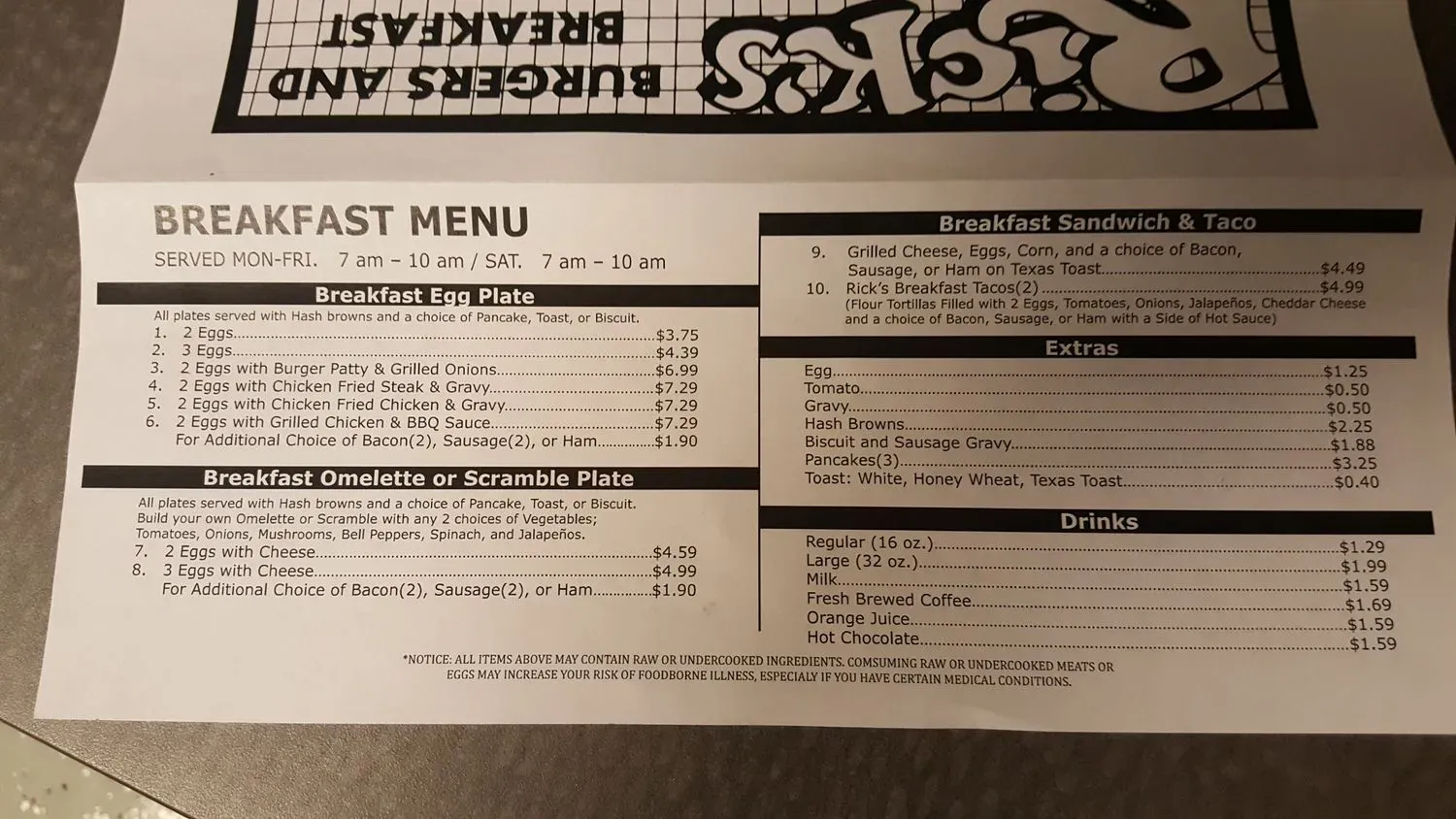 Menu 4