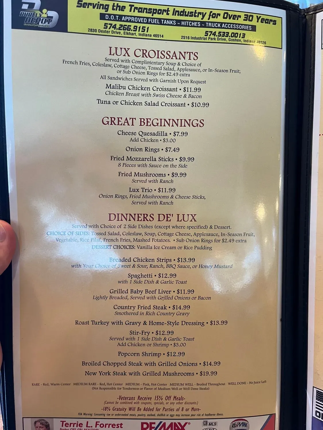 Menu 4