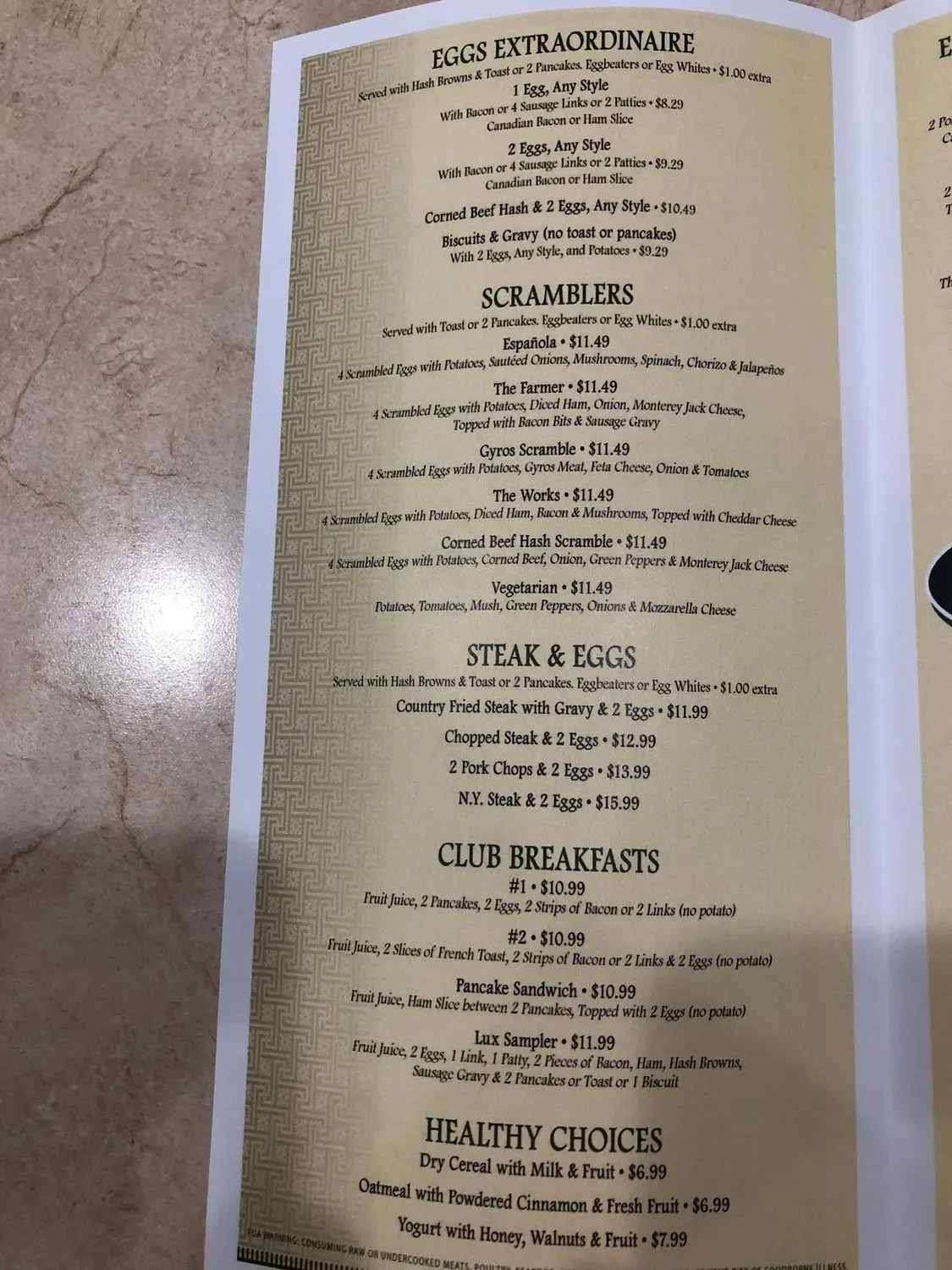 Menu 3