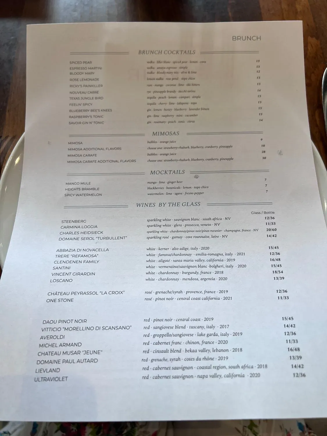 Menu 5