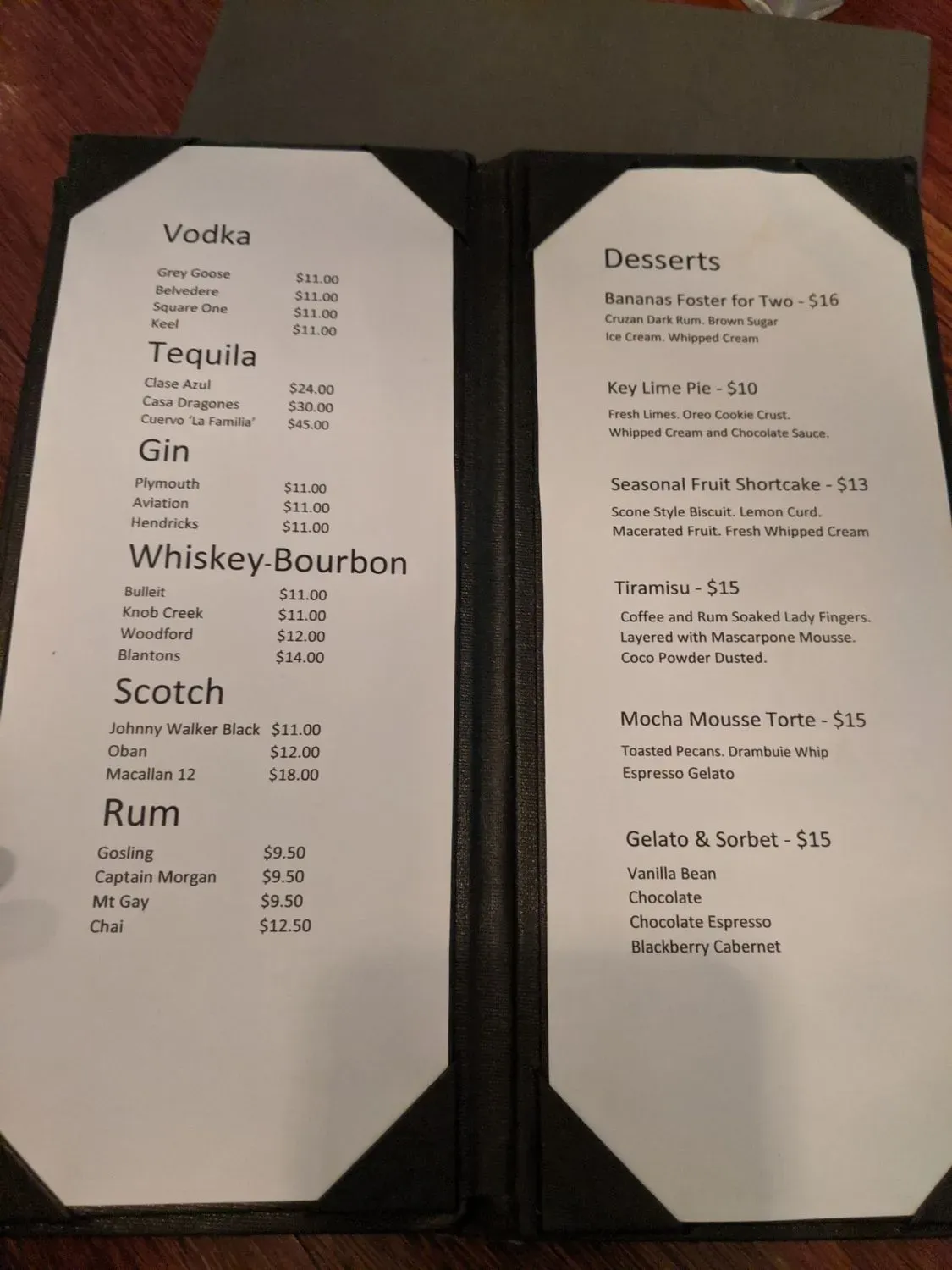 Menu 5