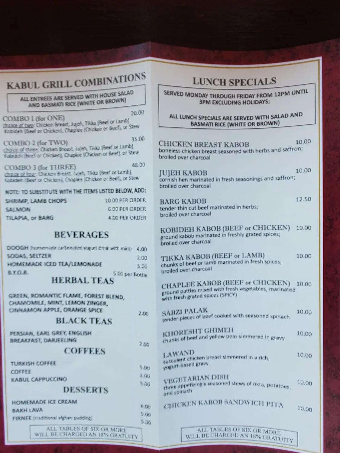 Menu 3