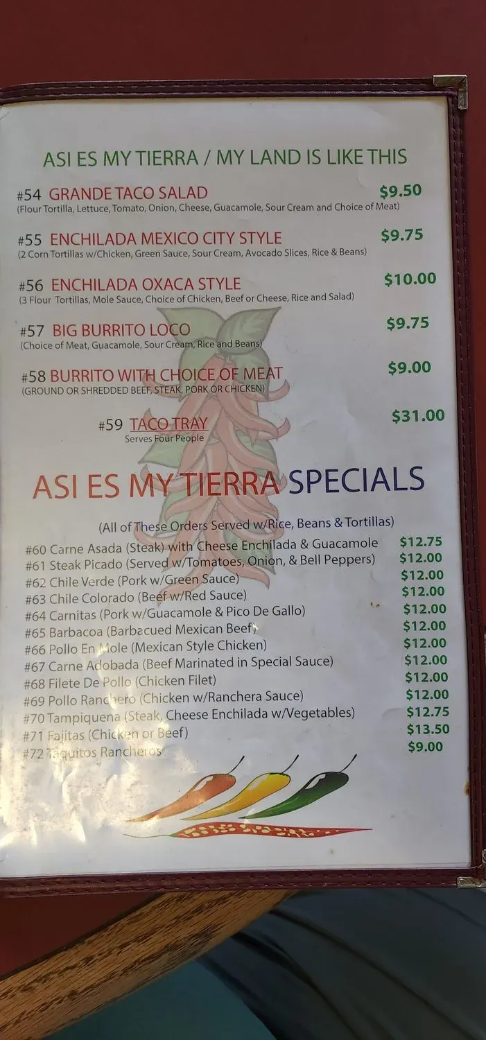 Menu 5