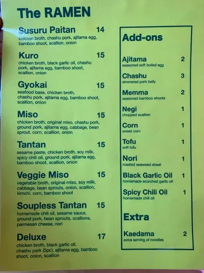 Menu 4