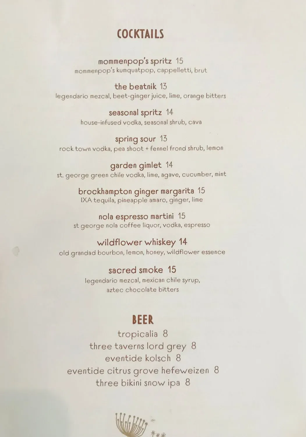 Menu 4