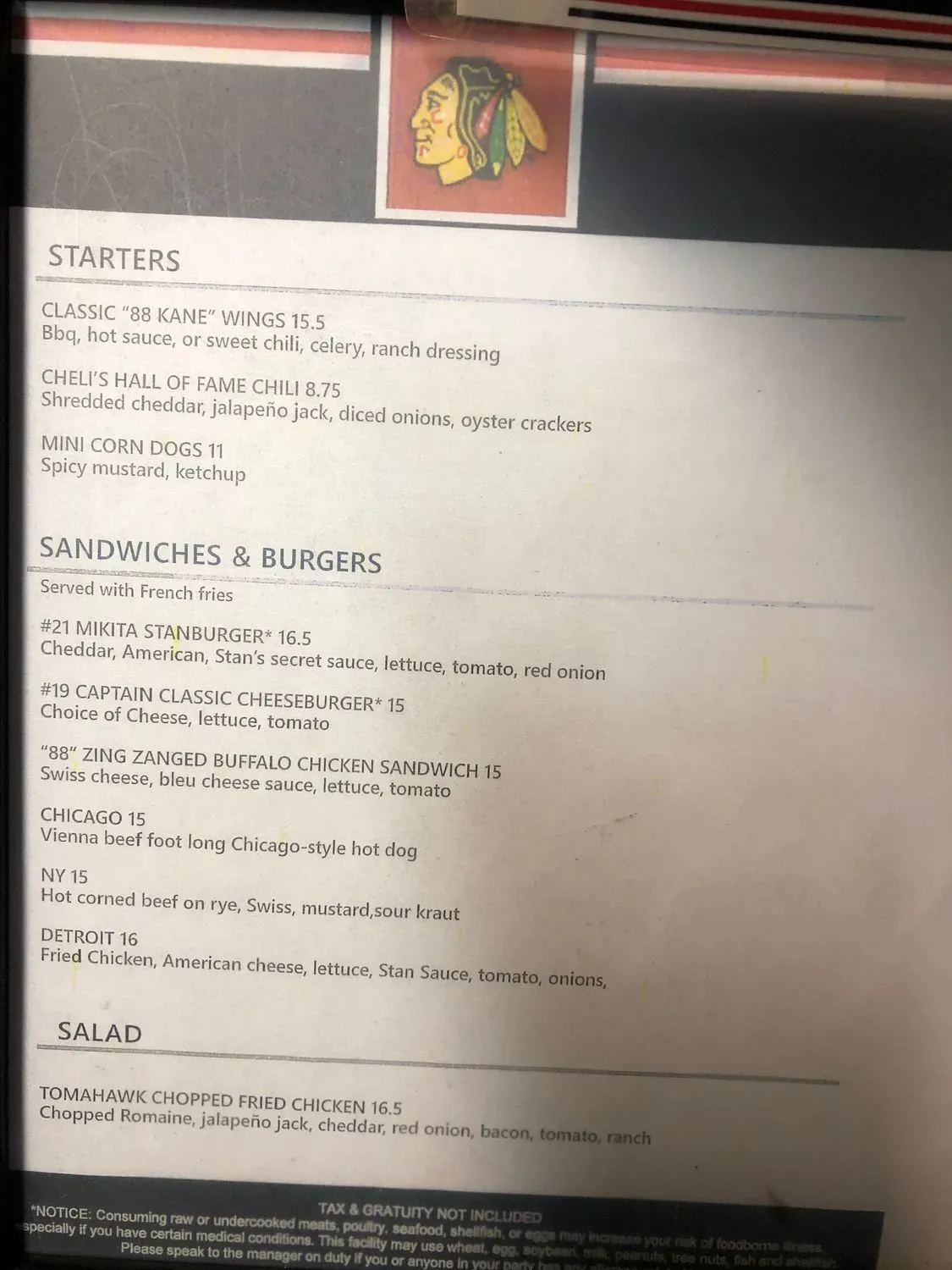 Menu 6