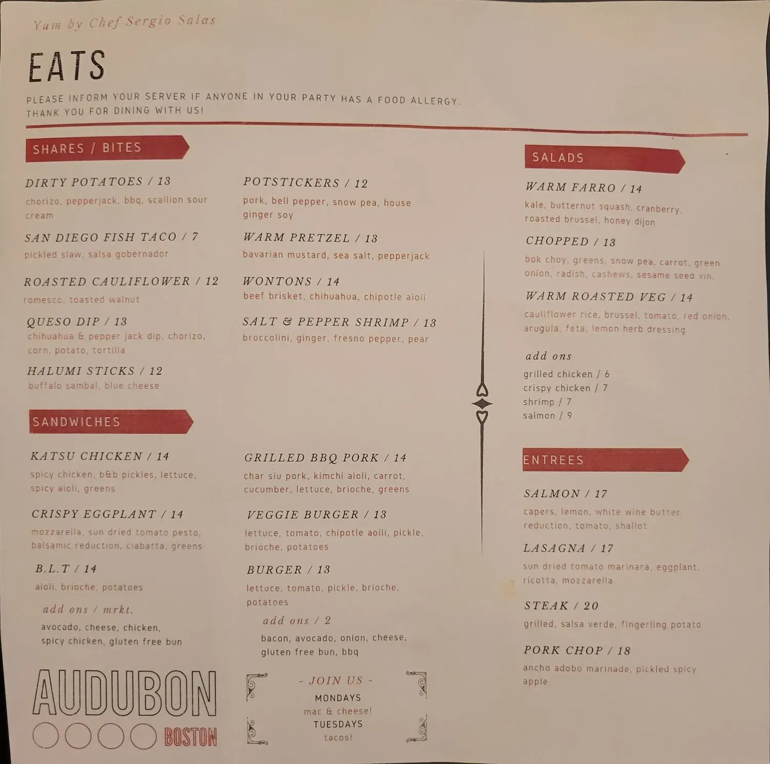 Menu 3