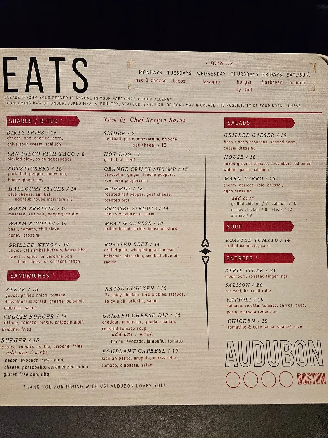 Menu 4