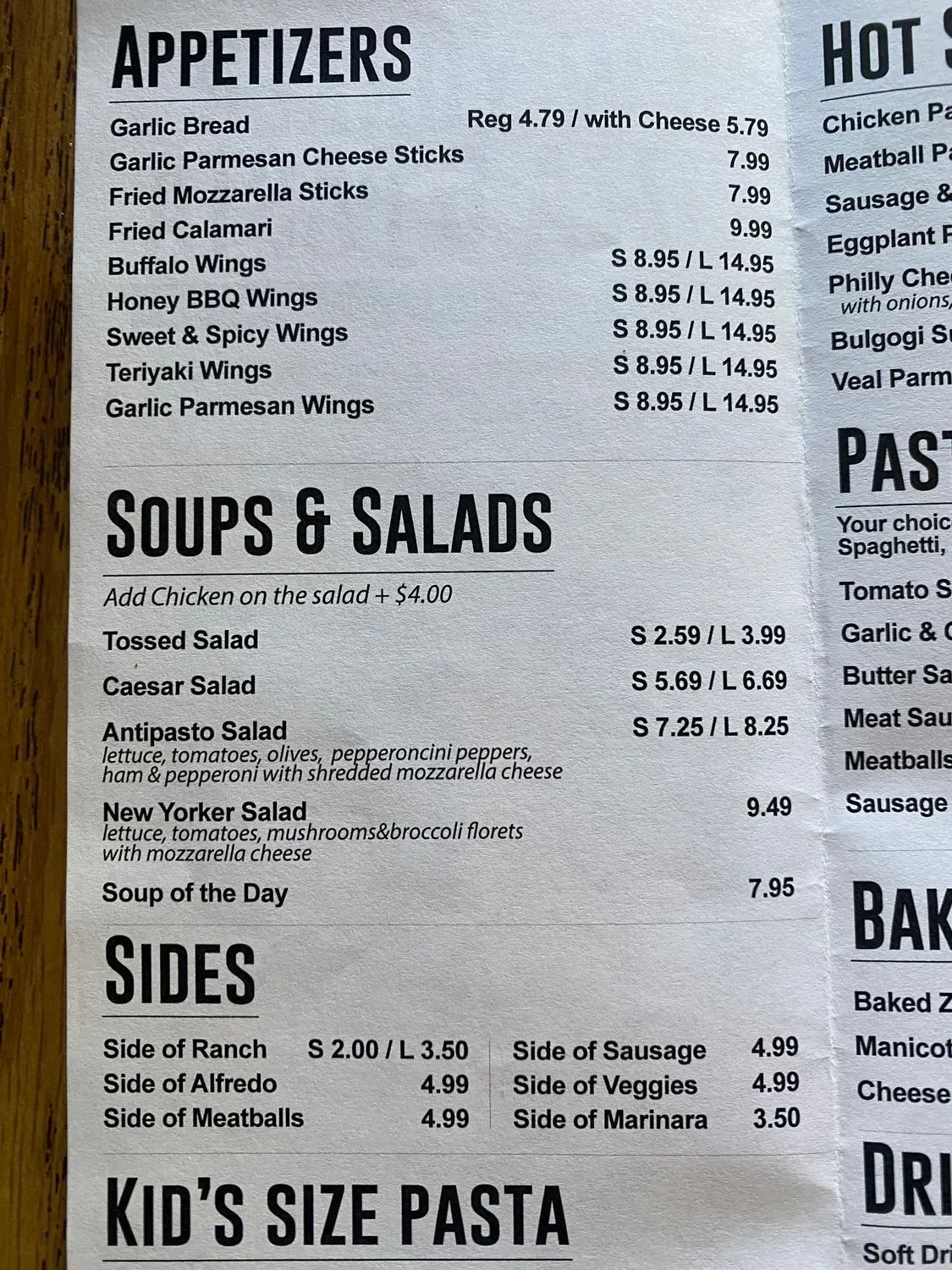 Menu 3