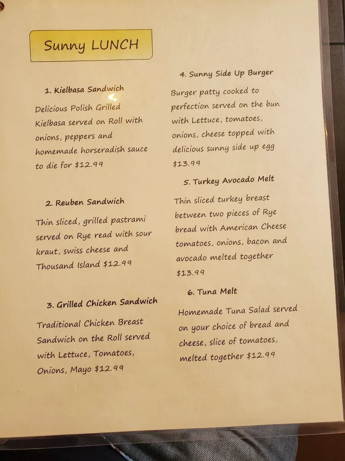 Menu 4