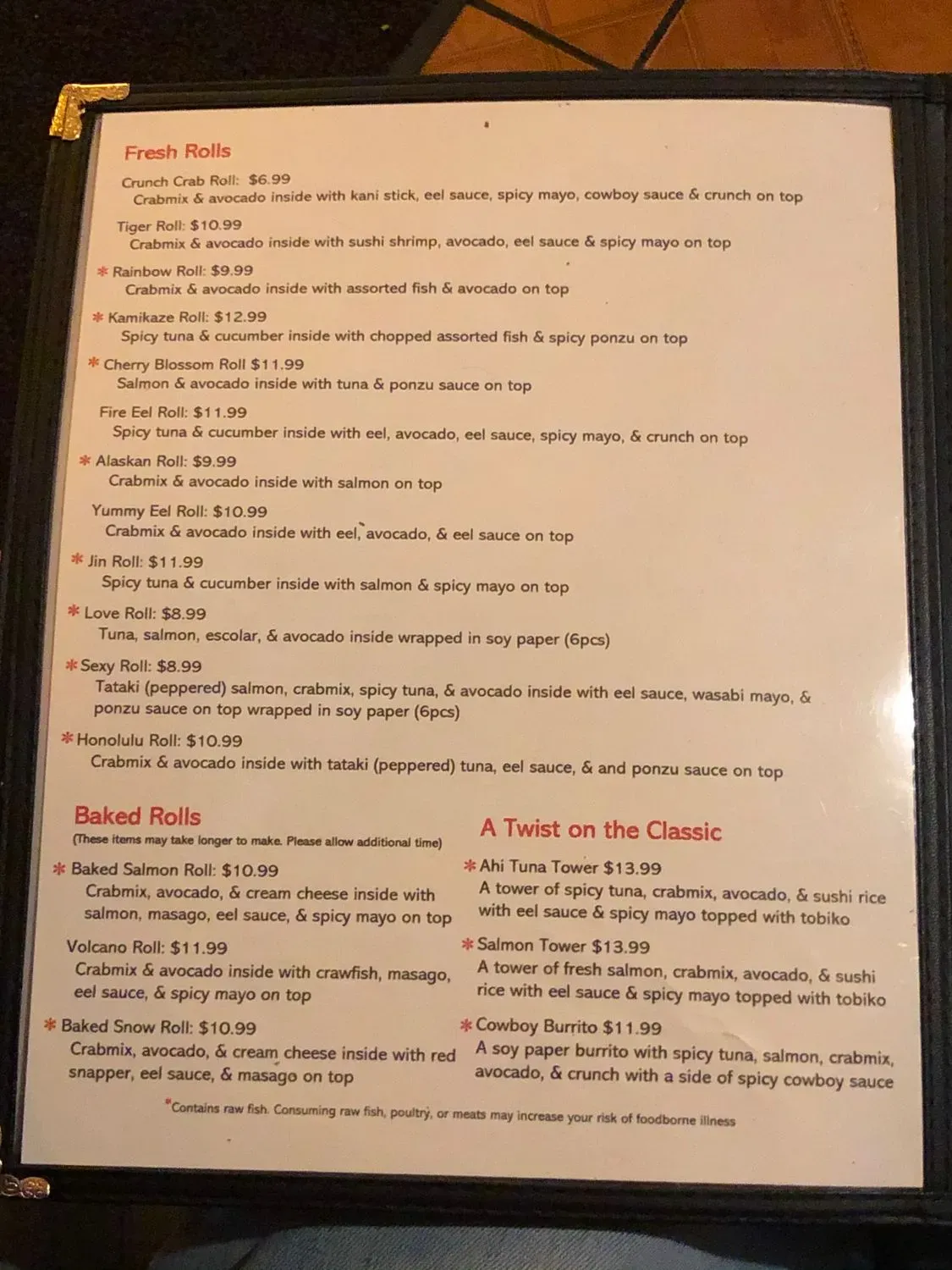 Menu 4