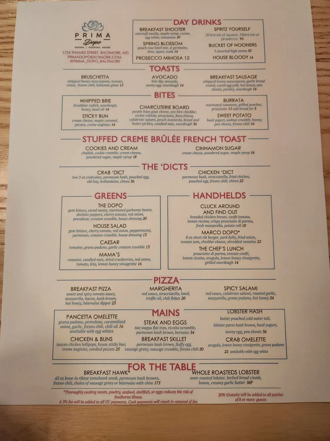 Menu 6