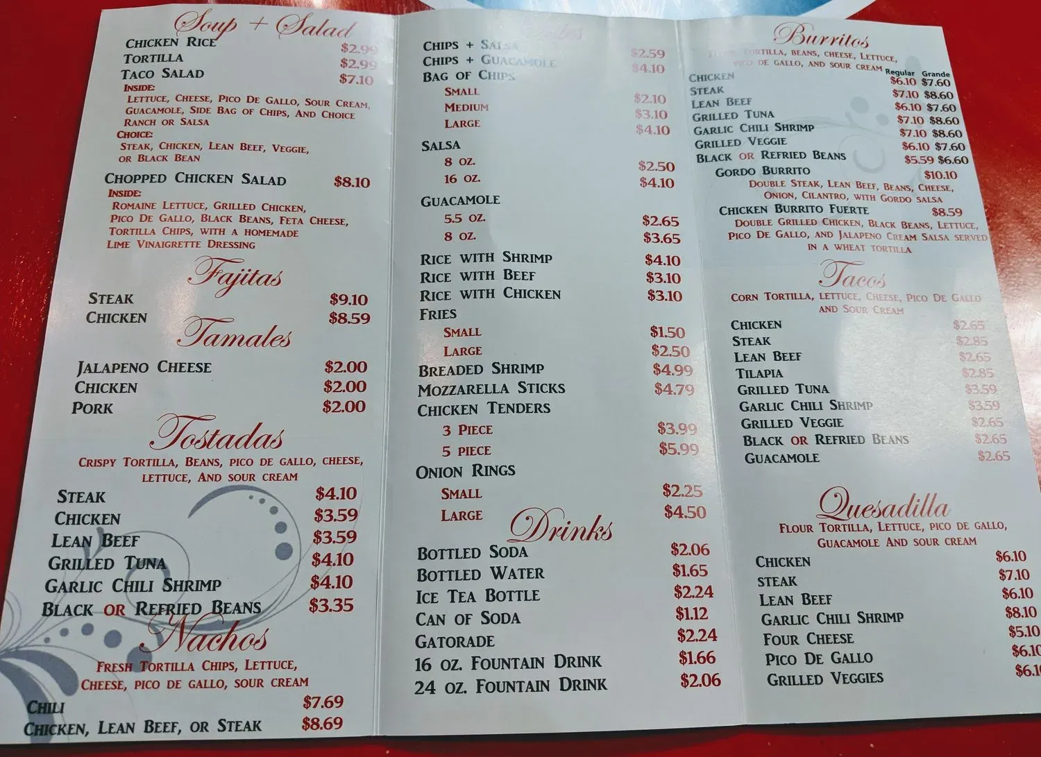 Menu 6