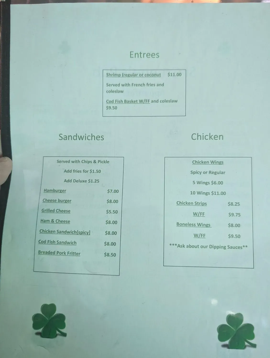 Menu 2