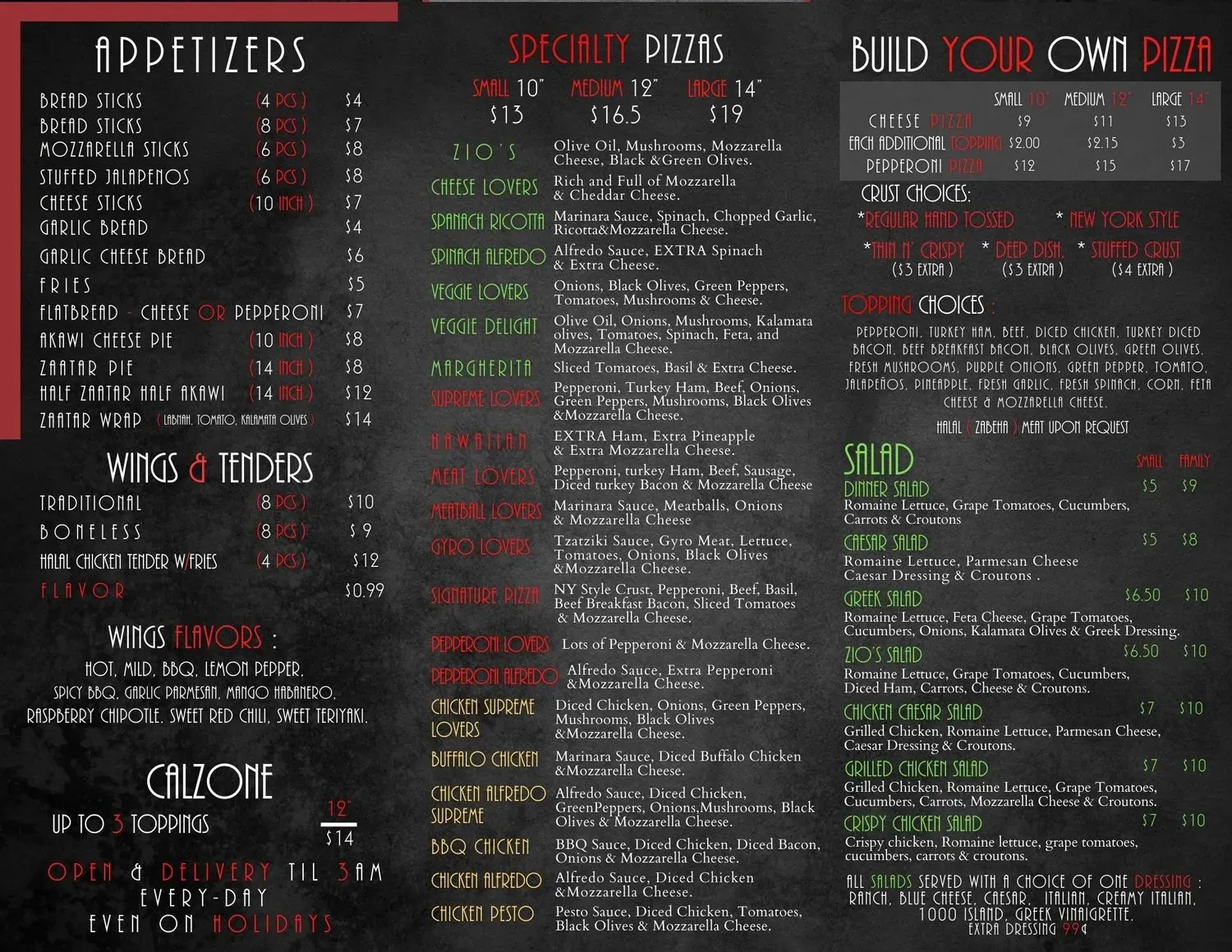 Menu 2