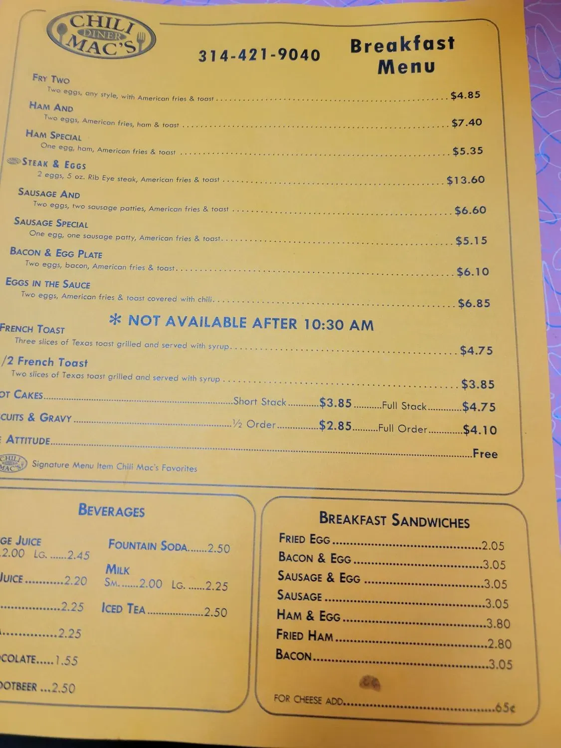 Menu 3