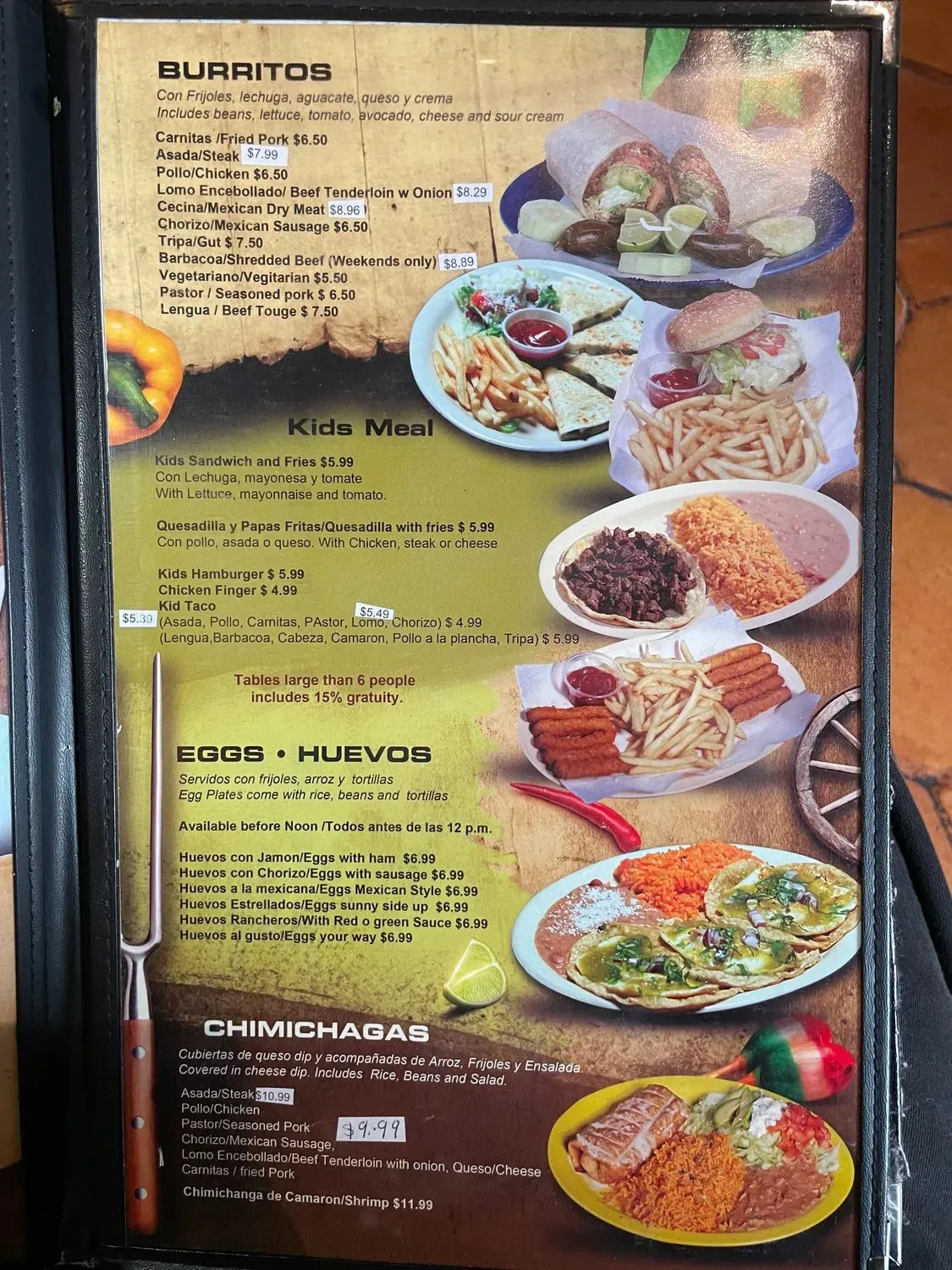 Menu 5