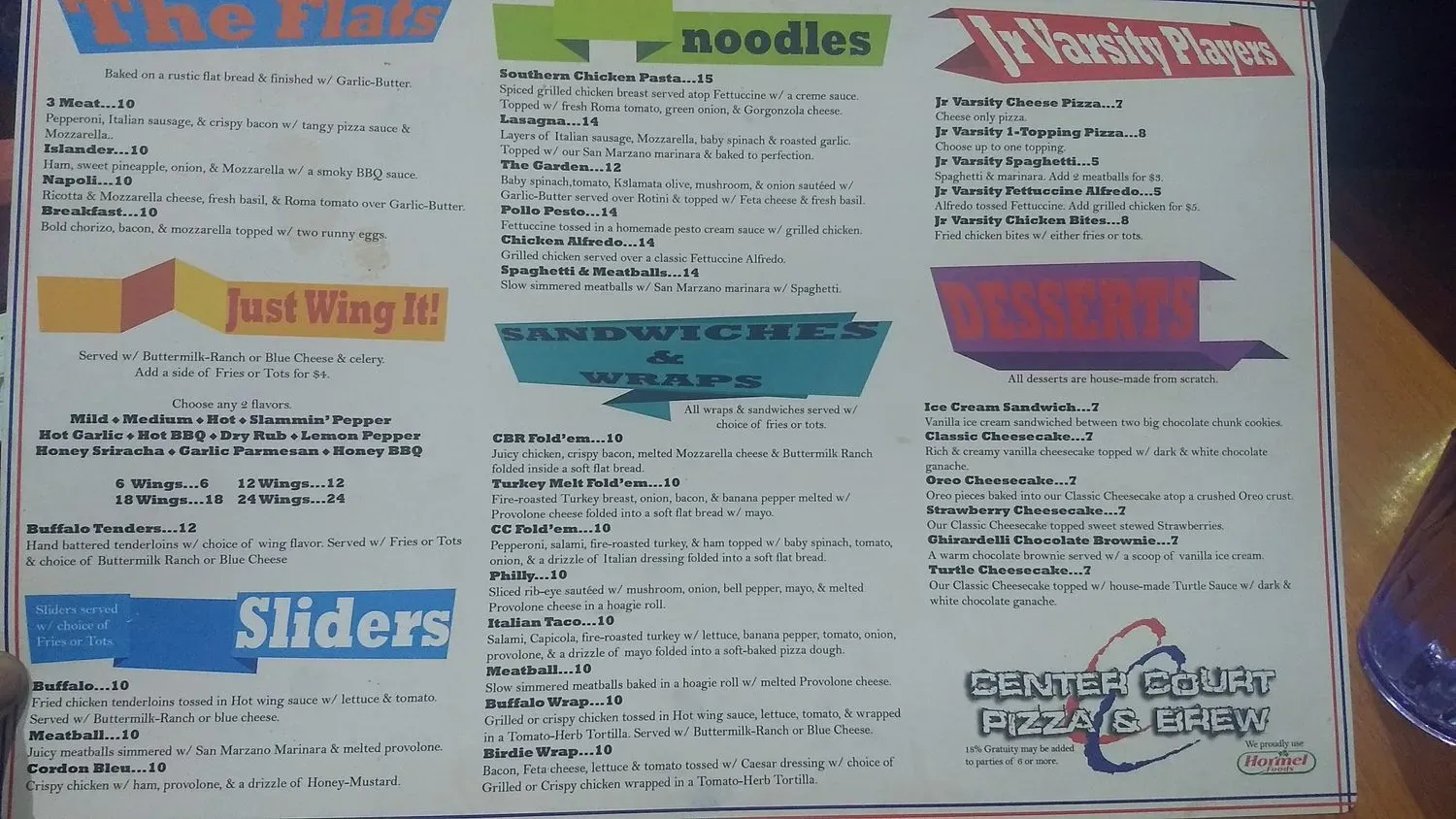 Menu 5