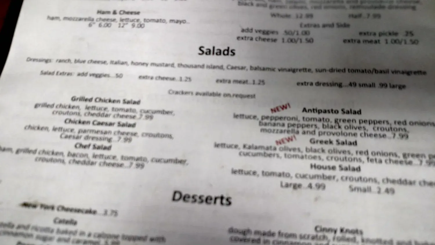 Menu 4