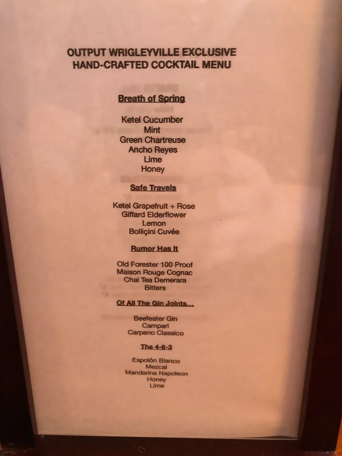 Menu 5