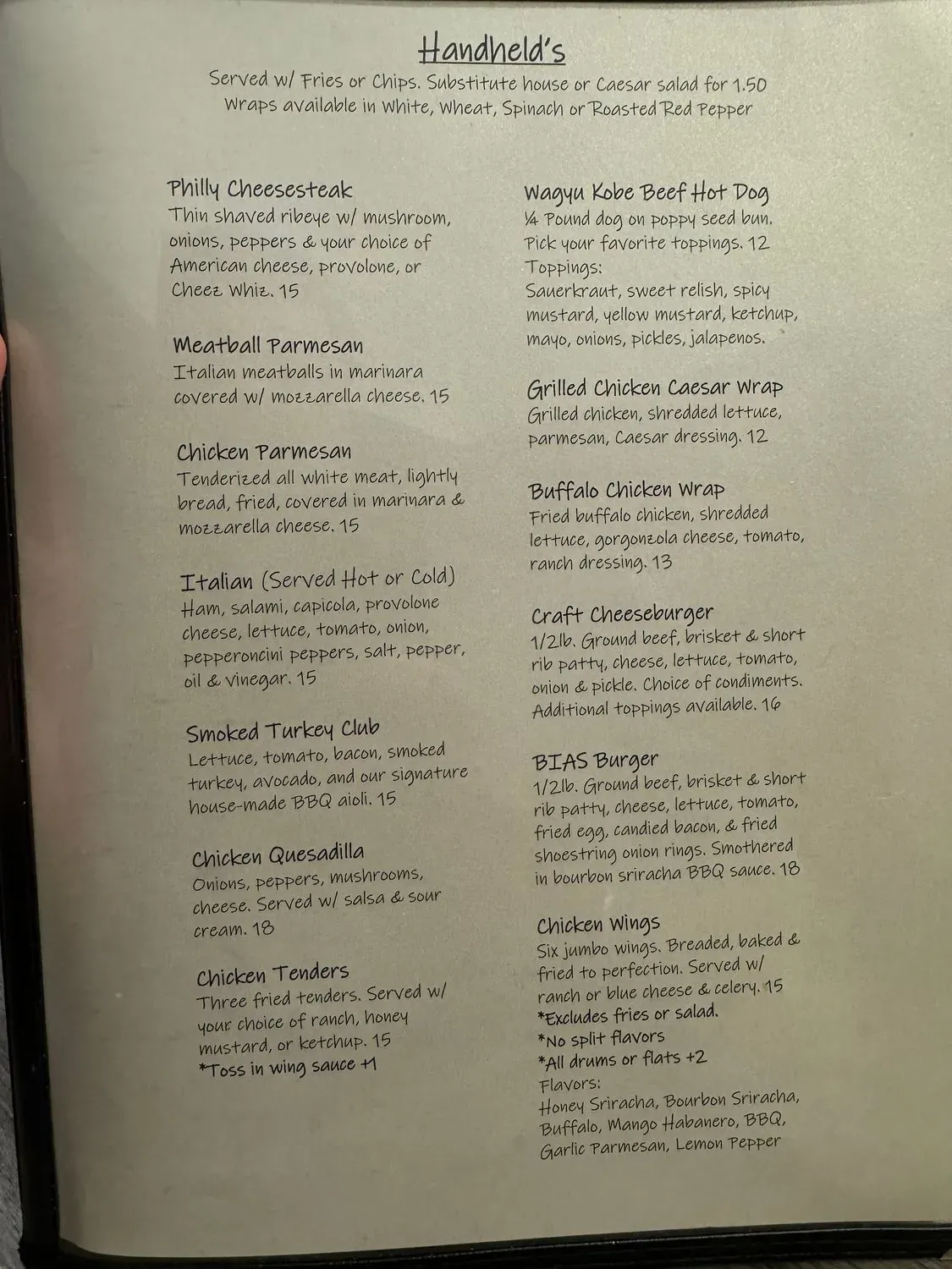 Menu 2