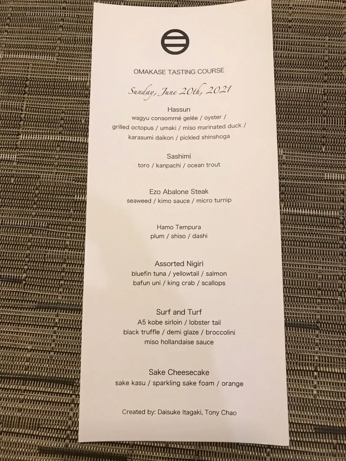 Menu 4