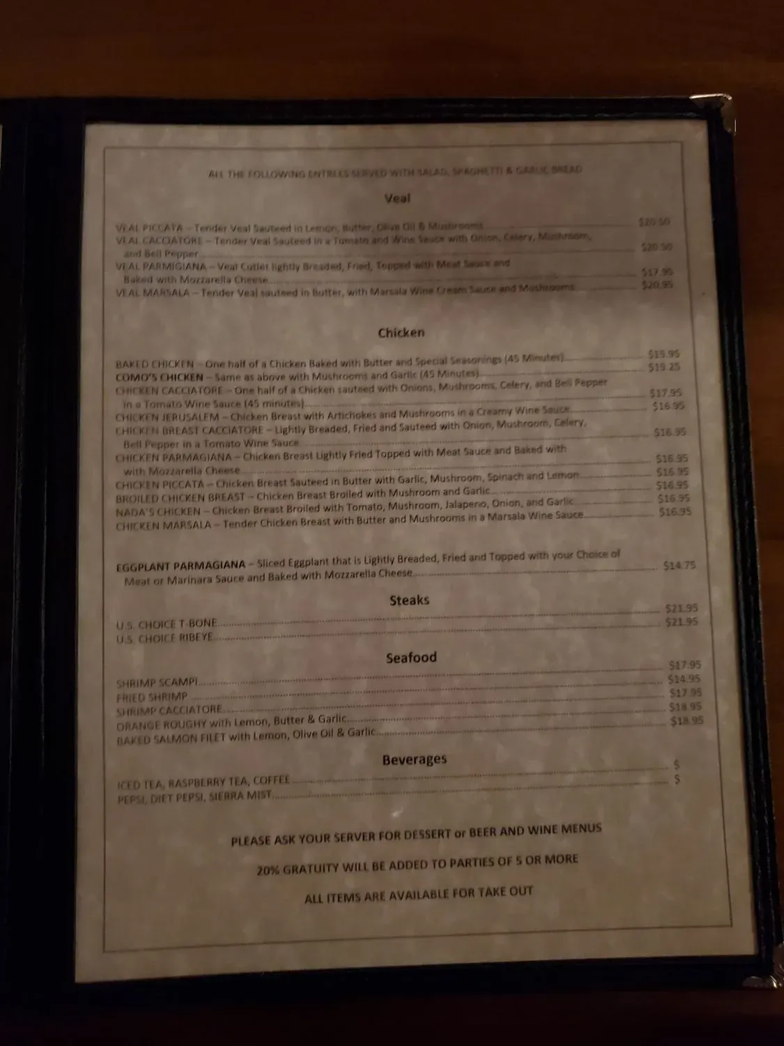 Menu 5