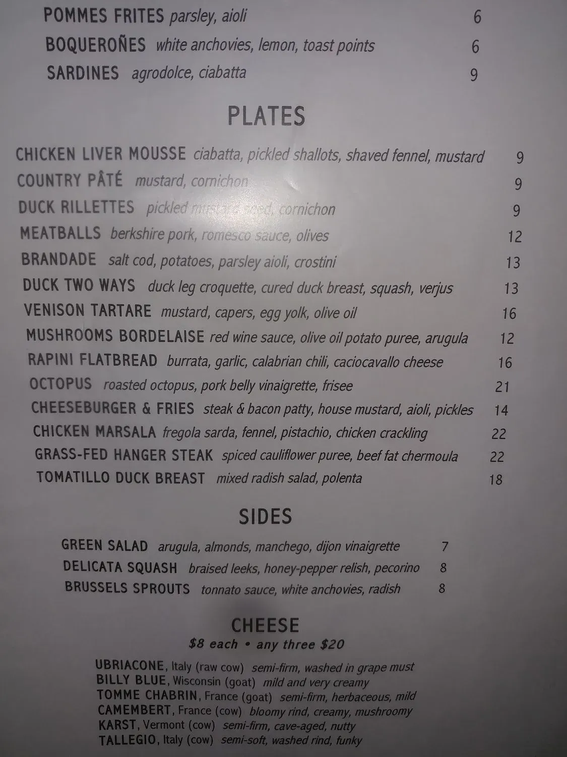 Menu 4