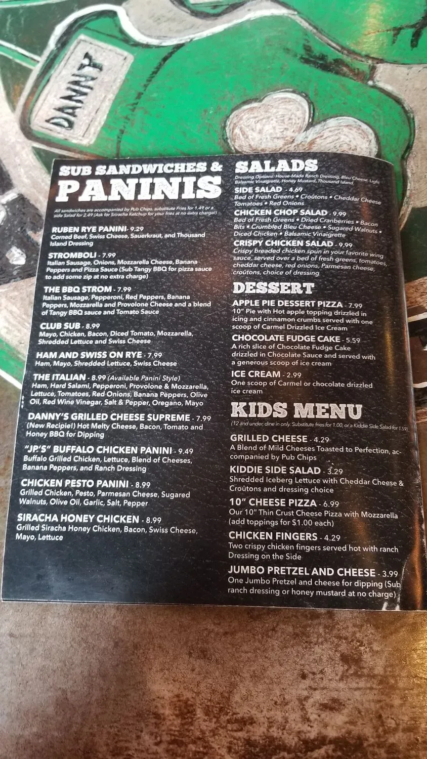 Menu 5