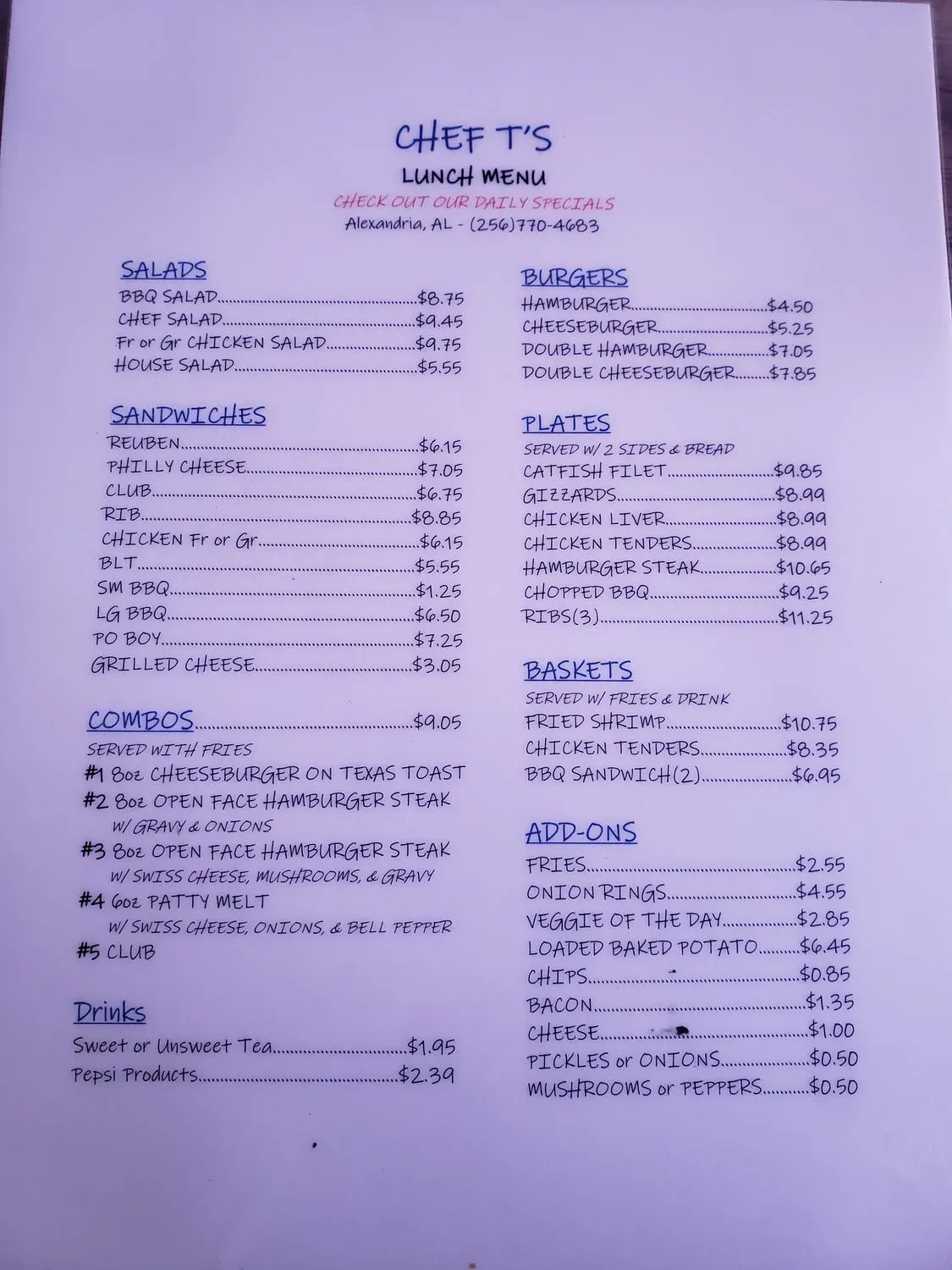 Menu 4