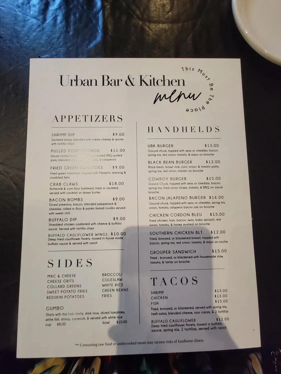 Menu 4