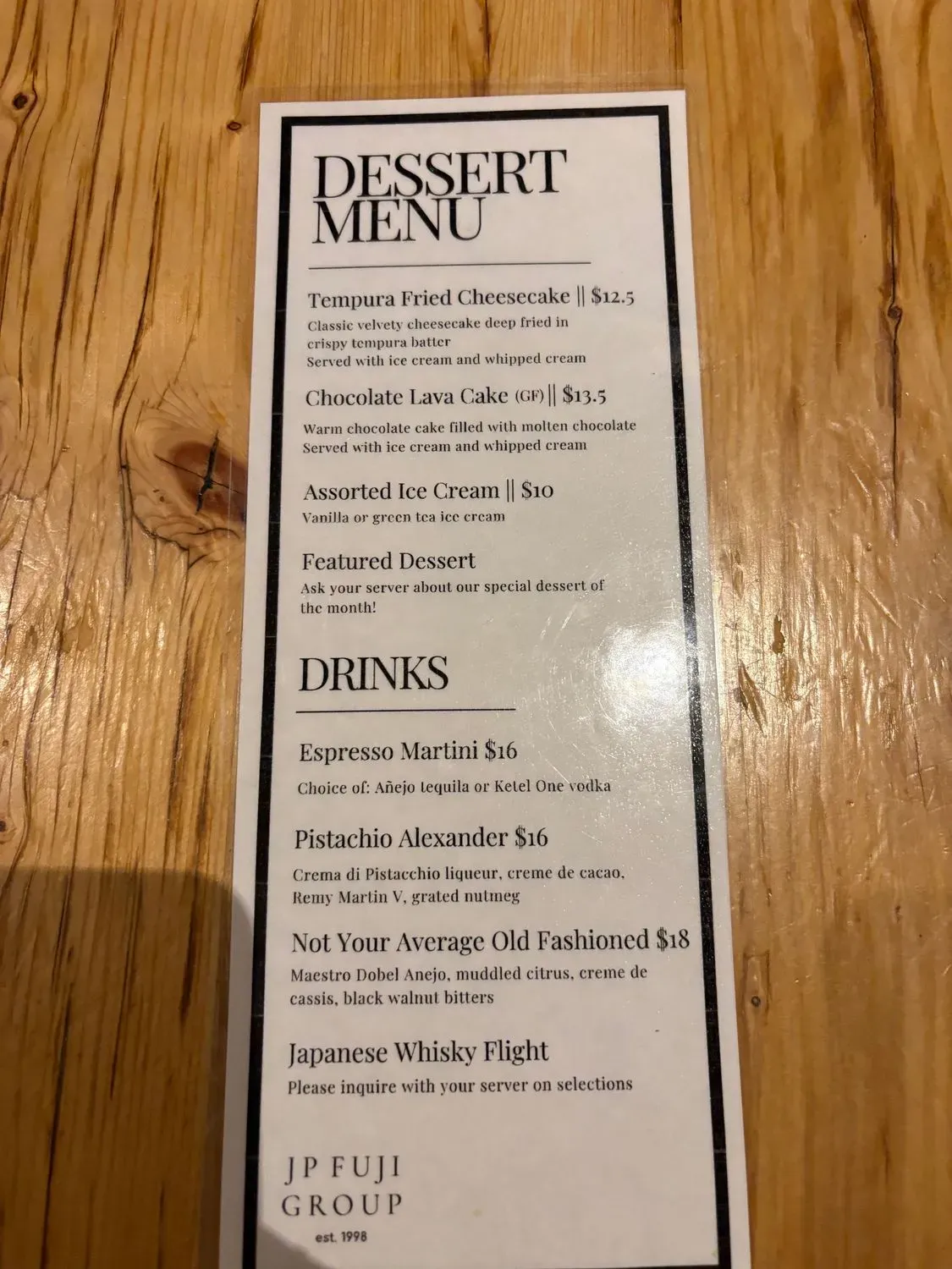 Menu 6