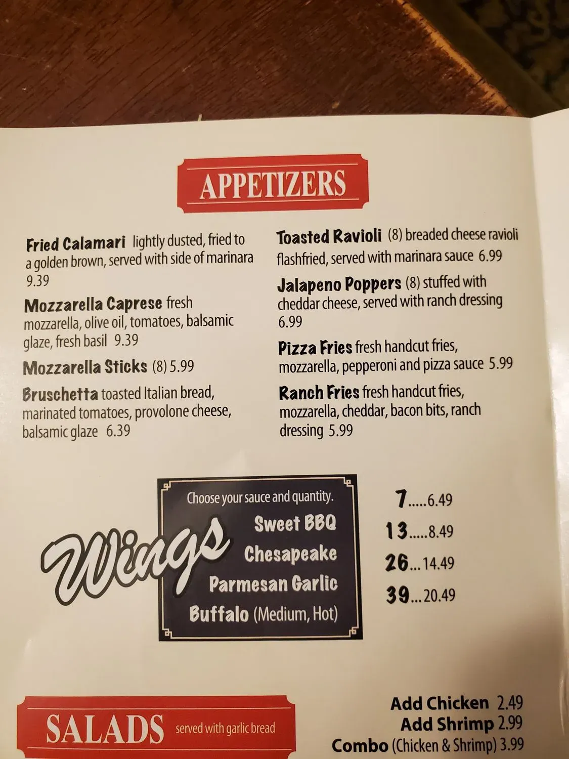 Menu 2