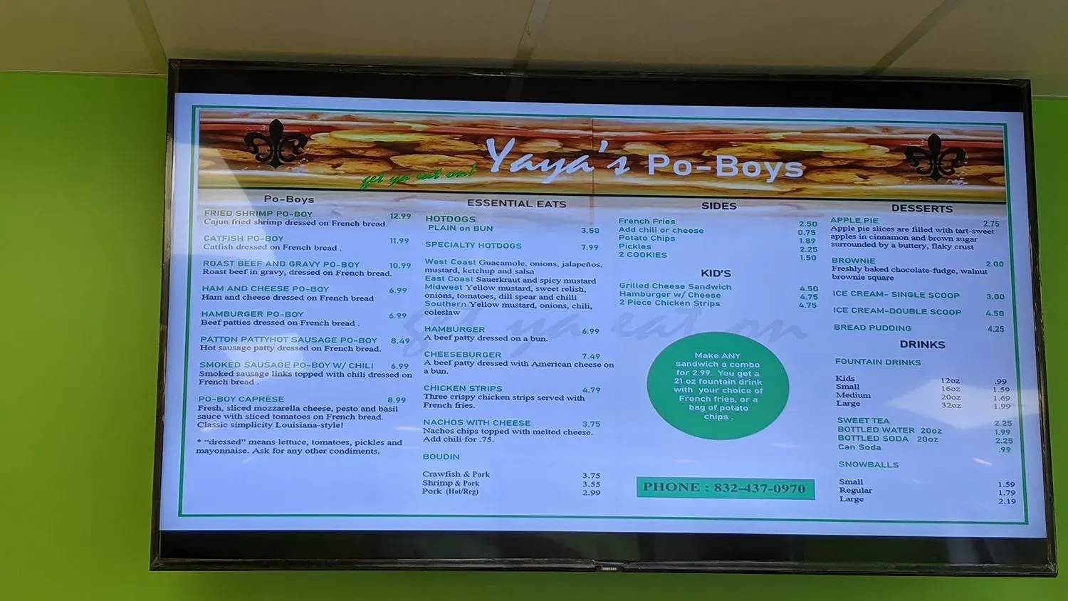 Menu 3