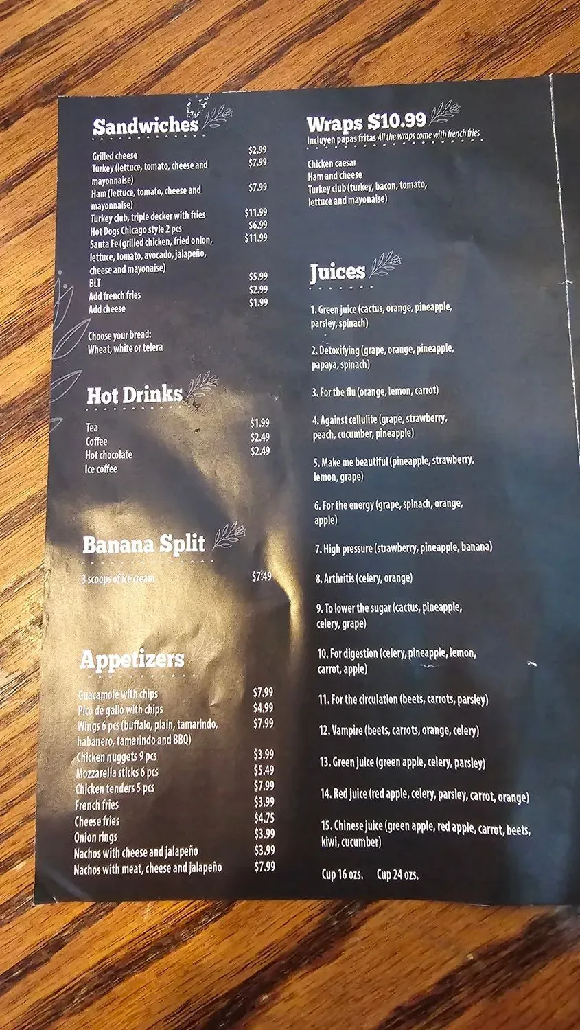 Menu 3