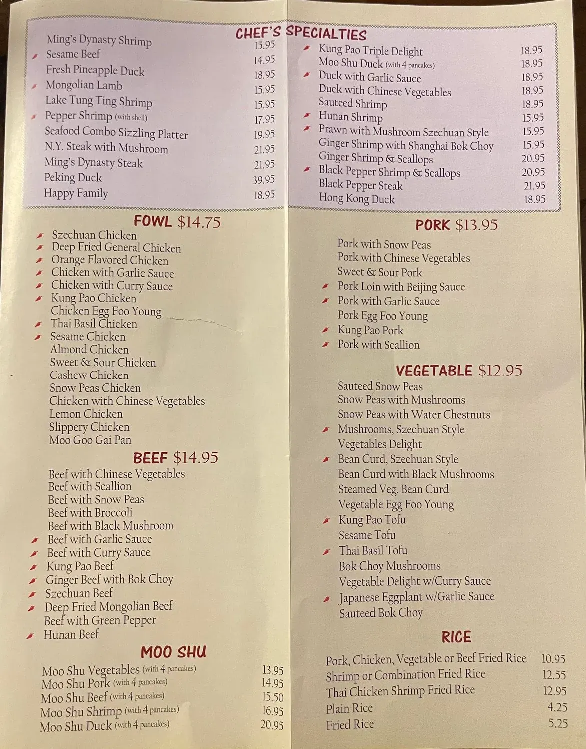 Menu 5