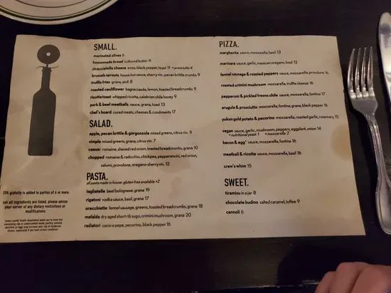 Menu 5