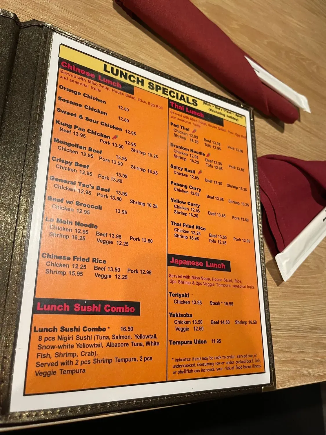 Menu 6