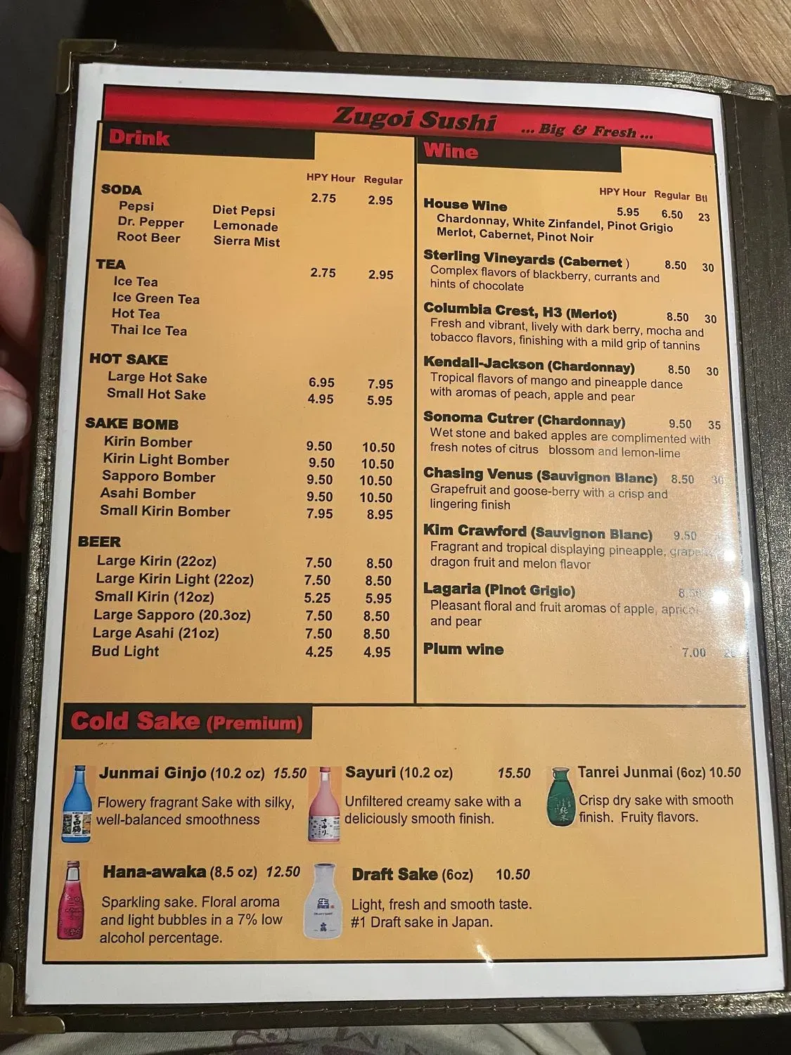 Menu 5